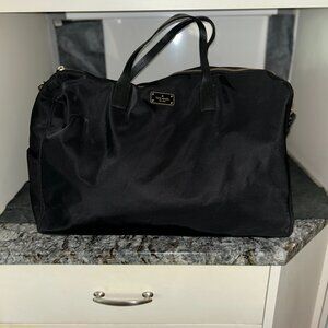 Kate Spade New York, Black Nylon Duffle Bag, Medium